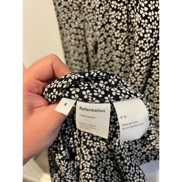Reformation Georgina Midi Dress Ansel size 4 - Picture 5 of 11